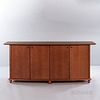 Cherry Sideboard with Burlwood Inlay Accents