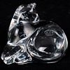 Baccarat Crystal Cat Paperweight
