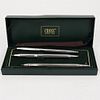 (3 Pc) Cross Sterling and Chrome Pen & Pencils