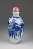 Jingdezhen Kilns, Blue & White Snuff Bottle