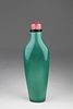 Antique Chinese Turquoise Glass Snuff Bottle
