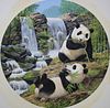 Chuck Ripper (B. 1929) "Pandas Eating"