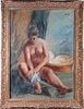 Andre Sologoub "Woman Bathing" Oil on Canvas