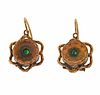 Antique Victorian Gold Earrings 