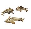 Georg Jensen Sterling Dolphin Earrings Brooch Set No. 317 129