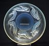 RENE LALIQUE
 "ONDINES"
 A FROSTED AND OPALESCENT