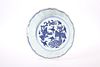 A CHINESE BLUE AND WHITE DOUBLE PHOENIX BOWL, of 