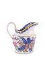 A NEW HALL CREAM JUG
 circa 1800-05
 Painted to a