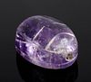 Egyptian Late Period Amethyst Scarab Amulet
