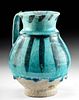 Islamic Nishapur Glazed Pottery Pitcher