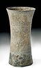 Bactrian Bronze Vase w/ Battle Scene & Elephants
