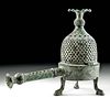 Medieval Afghan Bronze Incense Burner