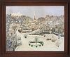 John Egle Oil on Canvas Board "Winter Landscape"