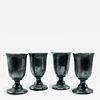 SET OF 4 REED & BARTON PEWTER  CHALICES
