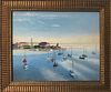 Yasemin Tomakan Oil on Canvas "Dawn at Brant Point"