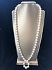 11 mm - 14.5 mm White Baroque South Sea Pearl Opera Length Necklace