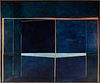 Rare Kenneth Layman Abstract Impressionism Acrylic on Canvas “New Dawn”