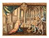 An Aubusson Wool Tapestry
