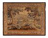 An Aubusson Style Wool Tapestry