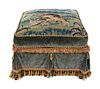 An Aubusson Tapestry Upholstered Ottoman