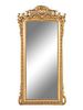 A Louis XVI Style Carved Giltwood Pier Mirror