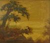 Louis Michel Eilshemius, American (1864-1941) Oil on Panel, Nude in Landscape