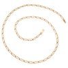 Necklace in 18k yellow gold. Weight: 20.7 g. Length: 25.3"