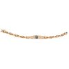 Bracelet with one sapphire and 60 diamonds in 14k yellow gold. Weight: 31.3 g. Length: 7"