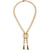 Necklace in 18k yellow gold. Weight: 46.2 g. Length: 19.6"