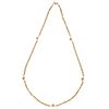 Necklace in 18k yellow gold. TANE. Weight: 91.1 g. Length: 27.5"