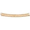 Bracelet in 14k yellow gold. Weight: 33.5 g. Length: 6.8"
