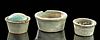 Egyptian Saite Period Faience Jars (3)