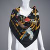 Hermès "Les Oiseaux du Roy" 90 cm silk scarf
