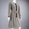 Chanel Boutique belted tweed dress