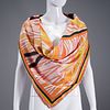 Emilio Pucci print silk scarf