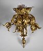Brass Figural Ceiling Fixture, Wired