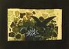 after Georges Braque, French (1882-1963) Circa 1950 Etching and Aquatint, "Le Nid Vert"