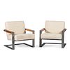 A Pair of Lounge Chairs Attributed to Formanova