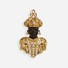 Nardi, Diamond and gold 'Moretti' brooch