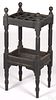 Painted pine cane or umbrella stand