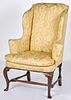 George II mahogany easy chair