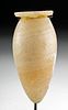 Egyptian Old Kingdom Banded Alabaster Jar