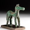 Greek Geometric Period Bronze Horse, ex-Safani