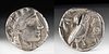 Greek Attica Silver Tetradrachm Athena & Owl - 17.1 g