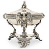 Silver Plated Figural Lidded Center Dish