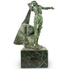 Heriberto Juarez "Torero Con Capote" Bronze Sculpture