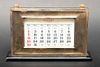 Tregawne Sterling Silver Perpetual Desk Calendar