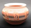 Hilda Whitegoat Navajo Native American Pottery Jar