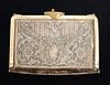 German Silver Coin Purse with Floral Swags