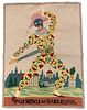 Peter Pill Hooked "Harlequin" Wall Hanging
